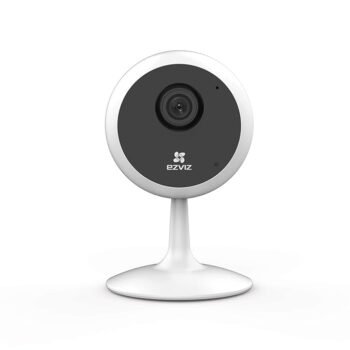 EZVIZ by Hikvision| C1C Wireless Camera for Home|720p Resolution|Wide Angle View|Night Viewing Upto 12m|Two Way Talk|Supports MicroSD Card Upto 256GB|White