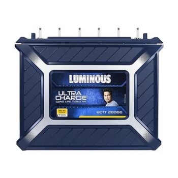 Luminous Ultra Charge UCTT-28066 Battery for Home, Office & Shops | 250 Ah Tall Tubular | Easy Installation | Durable and Reliable Inverter Battery | Minimum Maintenance | with 66 Months Warranty