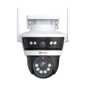 Trueview Smart 4G Linkage 2Mp+2Mp Pan-Tilt Zoom CCTV Camera, Outdoor Indoor Security Camera, Water Proof, 2 Way Talk, Cloud Storage, Motion Detect, Supports SD Card Up to 256 GB, Night Vision