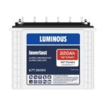Luminous Inverlast ILTT26060 Battery for Home, Office & Shops | 220 Ah Tall Tubular | Easy Installation | Durable and Reliable Inverter Battery | Minimum Maintenance | with 60 Months Warranty
