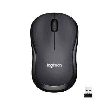 Compact Mouse: With a comfortable and contoured shape, this Logitech ambidextrous wireless mouse feels great in either right or left hand and is far superior to a touchpad Durable and Reliable: This wireless USB mouse features a line-by-line scroll wheel, up to 1 year of battery life (2) thanks to a smart sleep mode function, and comes with the included AA battery Universal Compatibility: Your Logitech mouse works with your Windows PC, Mac, or laptop, so no matter what type of computer you own today or buy tomorrow your mouse will be compatible Plug and Play Simplicity: Just plug in the tiny nano USB receiver and start working in seconds with a strong, reliable connection to your cordless computer mouse up to 10 m (5) Better than touchpad: Get more done by adding M185 to your laptop; according to a recent study, laptop users who chose this mouse over a touchpad were 50% more productive (3) and worked 30% faster (4)